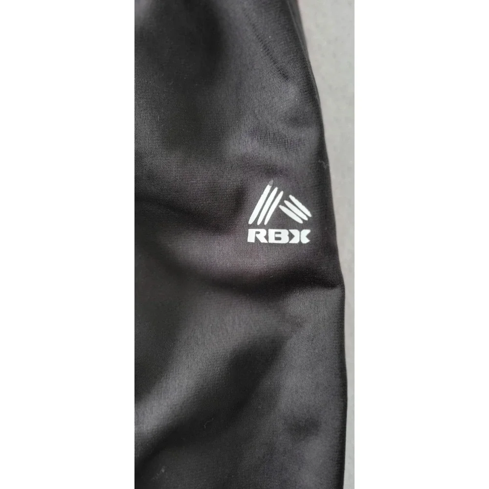 RBX Boy's Sweatpants Active Tricot Jogger Pants Sz M (5/6) Color Black-Red-white